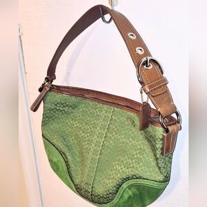 Coach Hobo Bag In Kelly Green